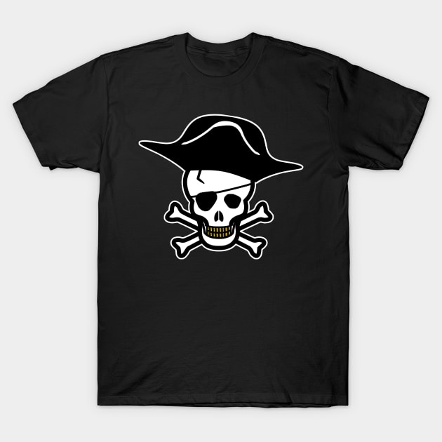 pirate skull T-Shirt by Mamon